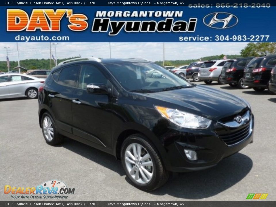 2012 Hyundai Tucson Limited AWD Ash Black / Black Photo #1