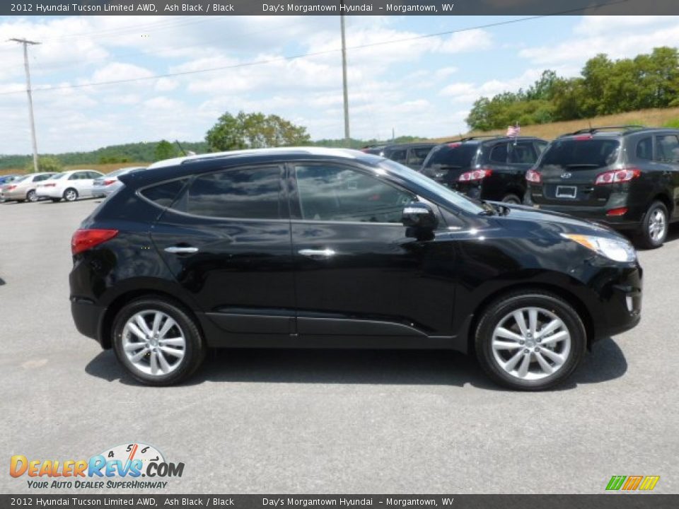 2012 Hyundai Tucson Limited AWD Ash Black / Black Photo #8