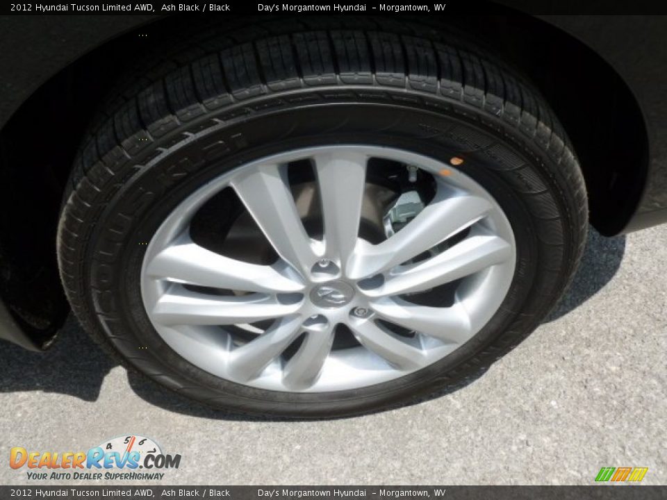 2012 Hyundai Tucson Limited AWD Ash Black / Black Photo #9
