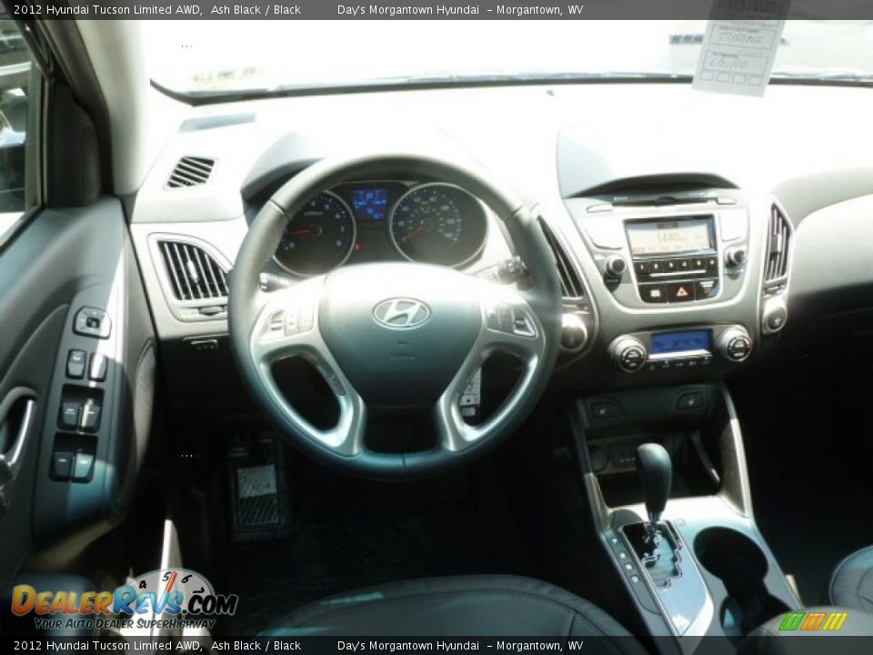 2012 Hyundai Tucson Limited AWD Ash Black / Black Photo #15