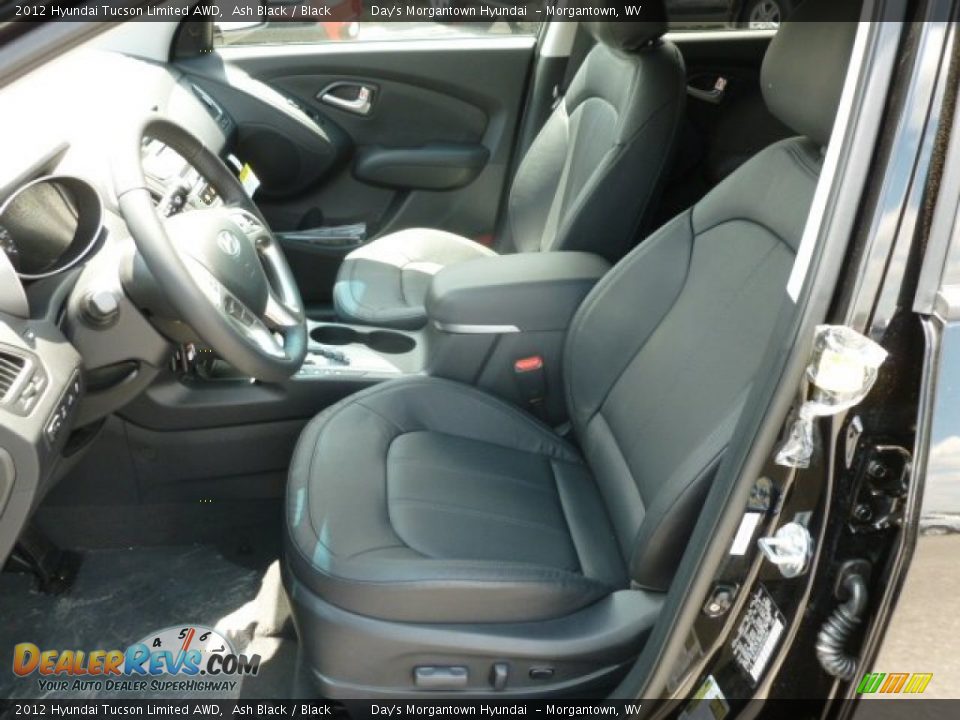 2012 Hyundai Tucson Limited AWD Ash Black / Black Photo #16