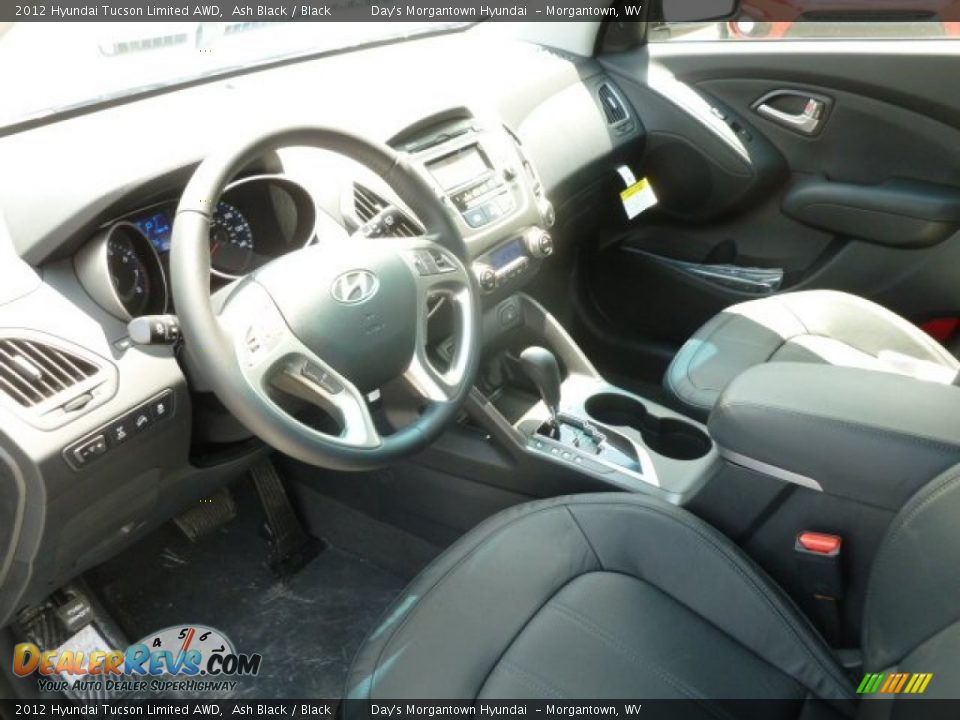 2012 Hyundai Tucson Limited AWD Ash Black / Black Photo #17