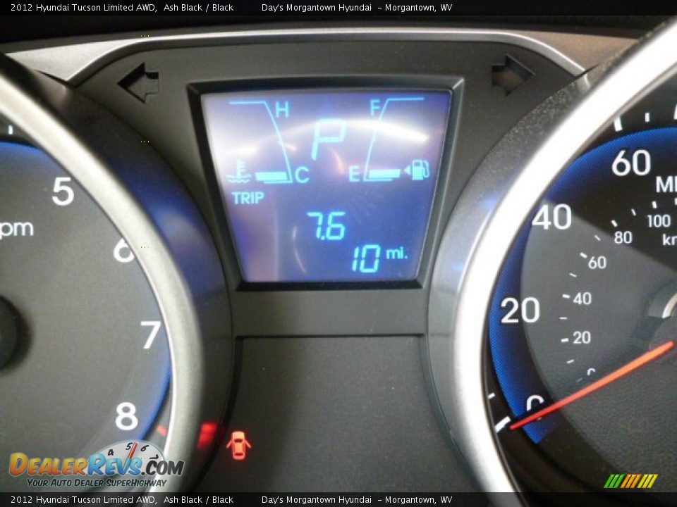 2012 Hyundai Tucson Limited AWD Ash Black / Black Photo #20