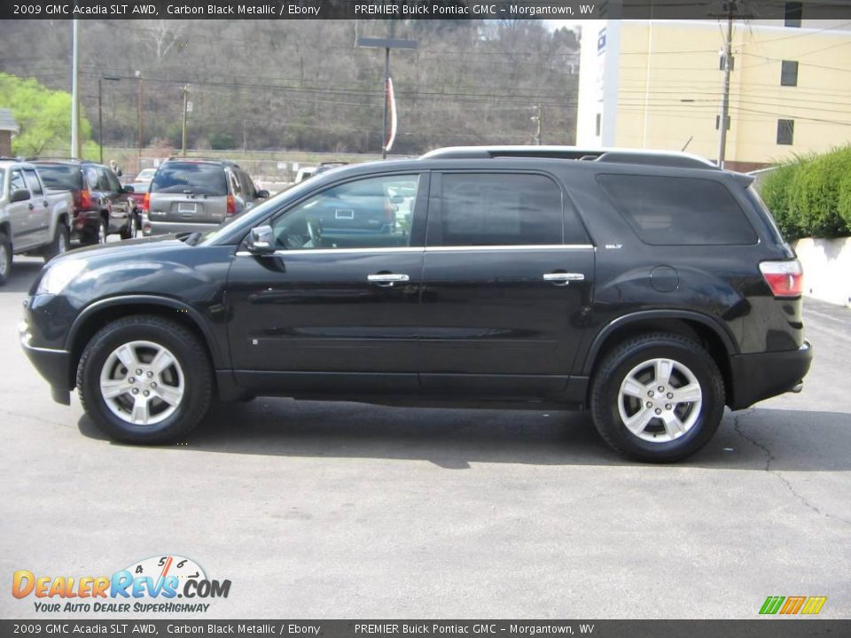 2009 GMC Acadia SLT AWD Carbon Black Metallic / Ebony Photo #3