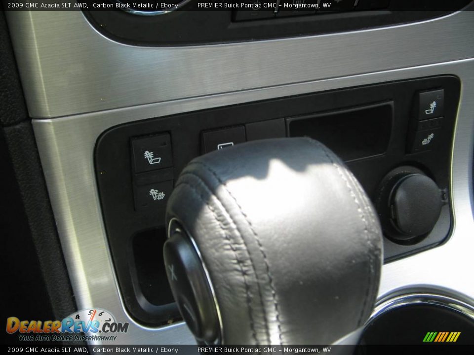 2009 GMC Acadia SLT AWD Carbon Black Metallic / Ebony Photo #11