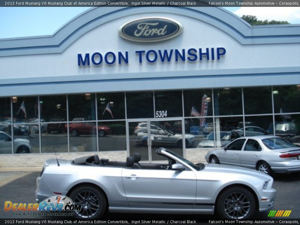 2013 Ford Mustang V6 Mustang Club of America Edition Convertible Ingot Silver Metallic / Charcoal Black Photo #1