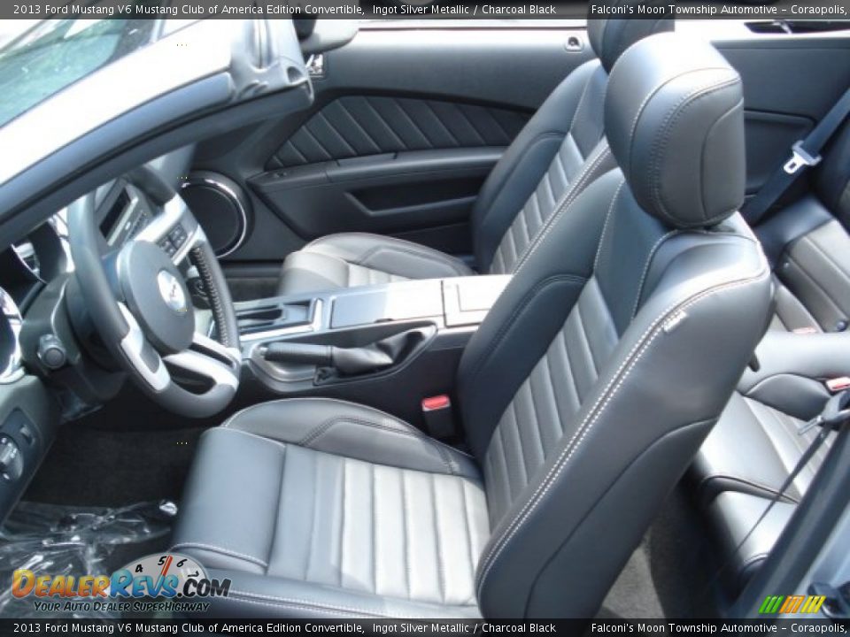 Charcoal Black Interior - 2013 Ford Mustang V6 Mustang Club of America Edition Convertible Photo #11