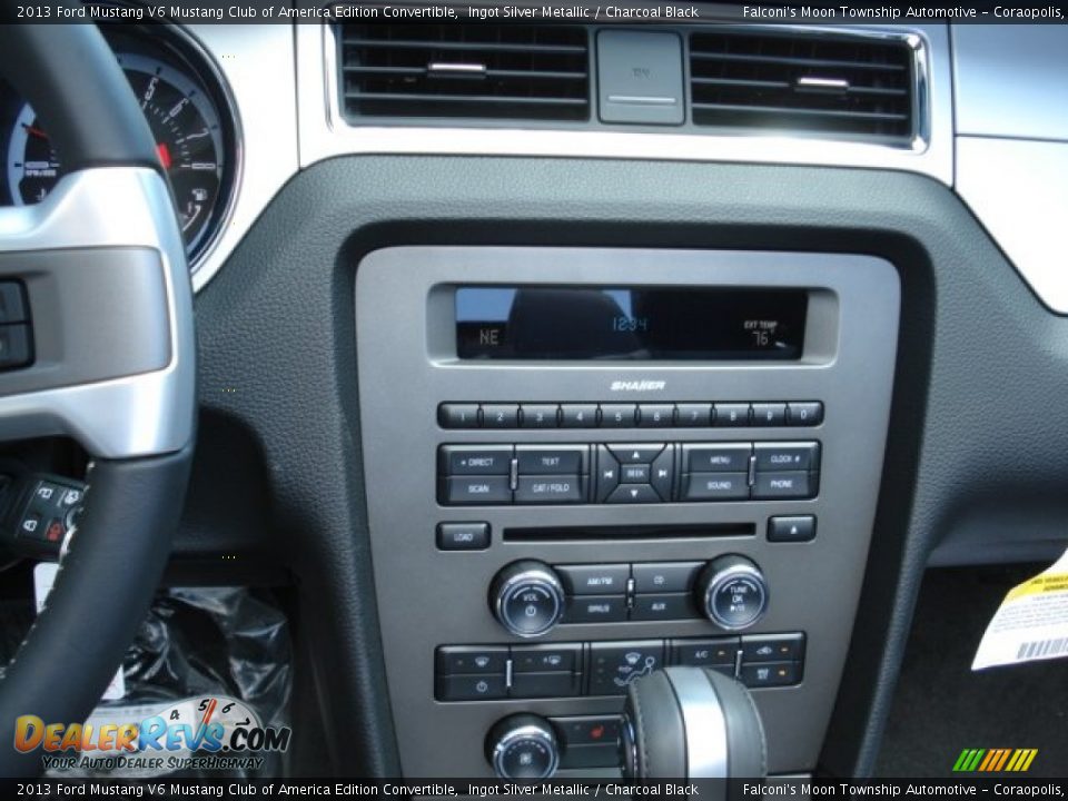 Controls of 2013 Ford Mustang V6 Mustang Club of America Edition Convertible Photo #14