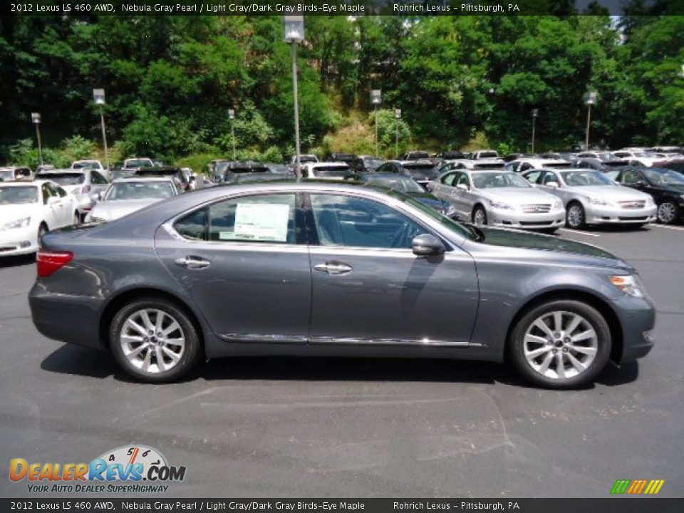 2012 Lexus LS 460 AWD Nebula Gray Pearl / Light Gray/Dark Gray Birds-Eye Maple Photo #5
