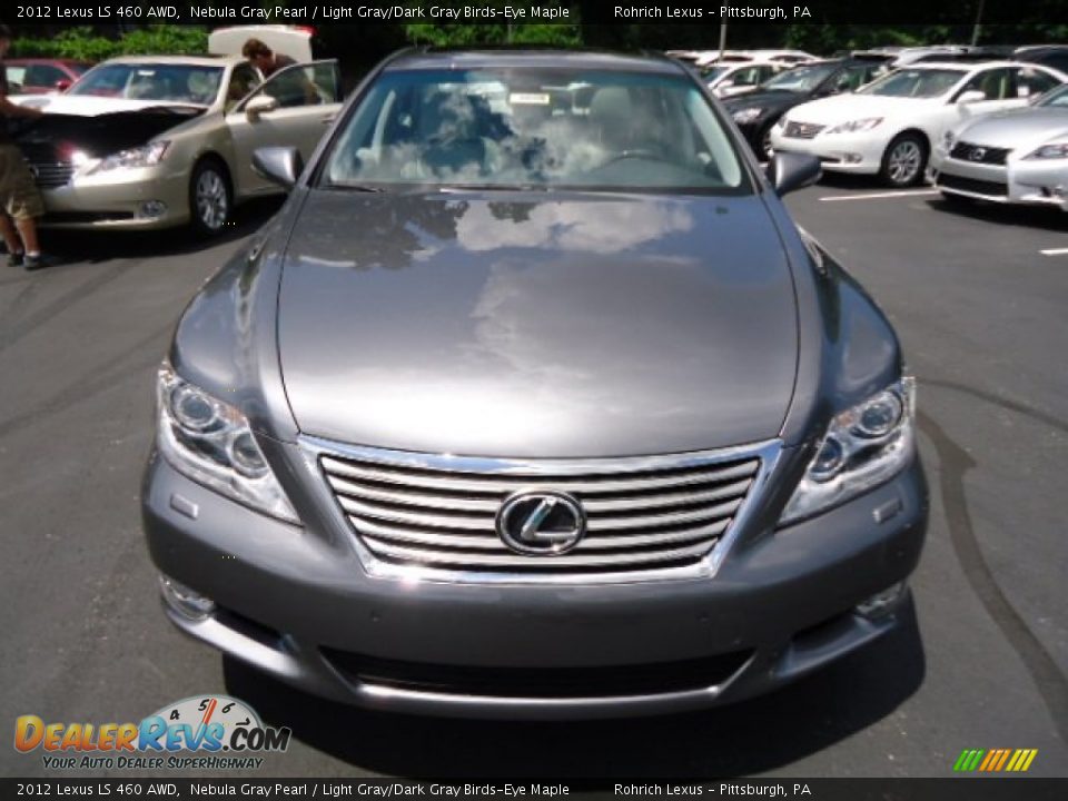 2012 Lexus LS 460 AWD Nebula Gray Pearl / Light Gray/Dark Gray Birds-Eye Maple Photo #7