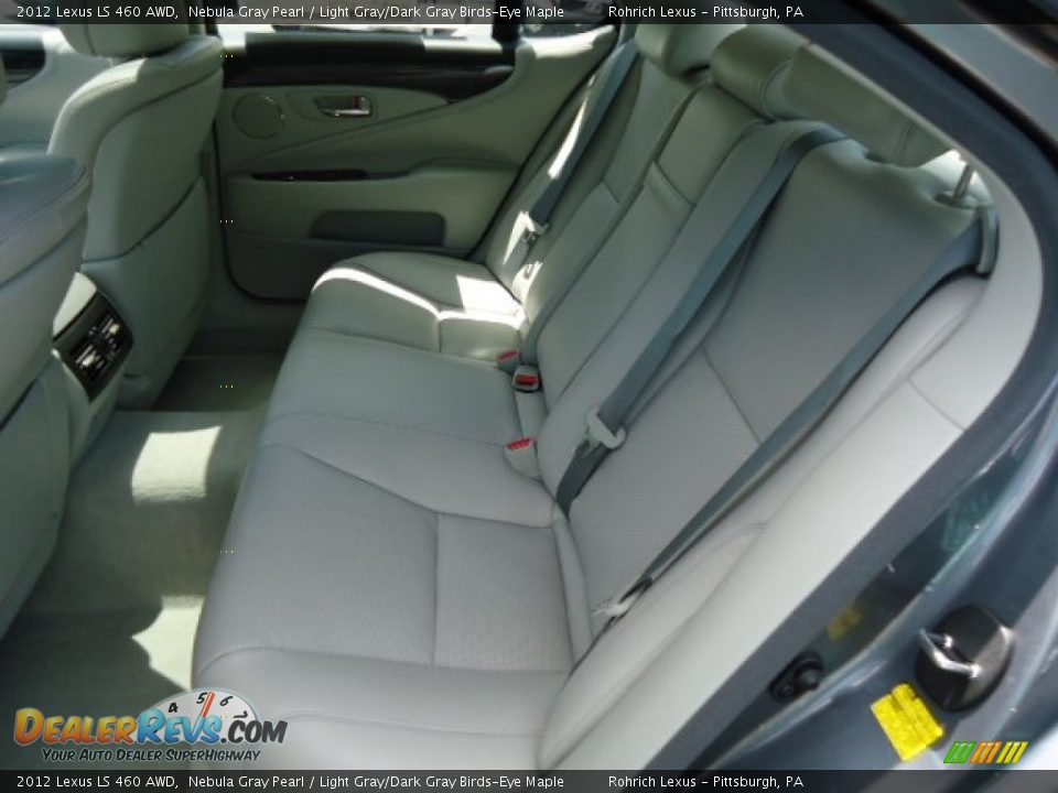 2012 Lexus LS 460 AWD Nebula Gray Pearl / Light Gray/Dark Gray Birds-Eye Maple Photo #11