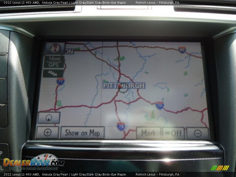 2012 Lexus LS 460 AWD Nebula Gray Pearl / Light Gray/Dark Gray Birds-Eye Maple Photo #17