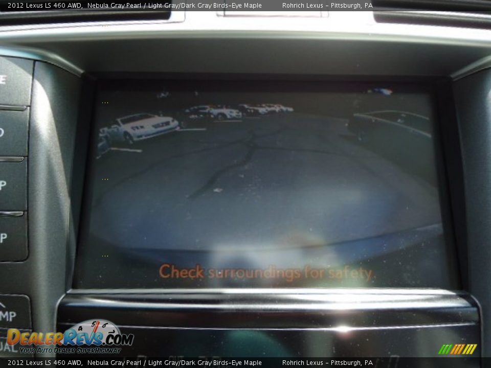 2012 Lexus LS 460 AWD Nebula Gray Pearl / Light Gray/Dark Gray Birds-Eye Maple Photo #18