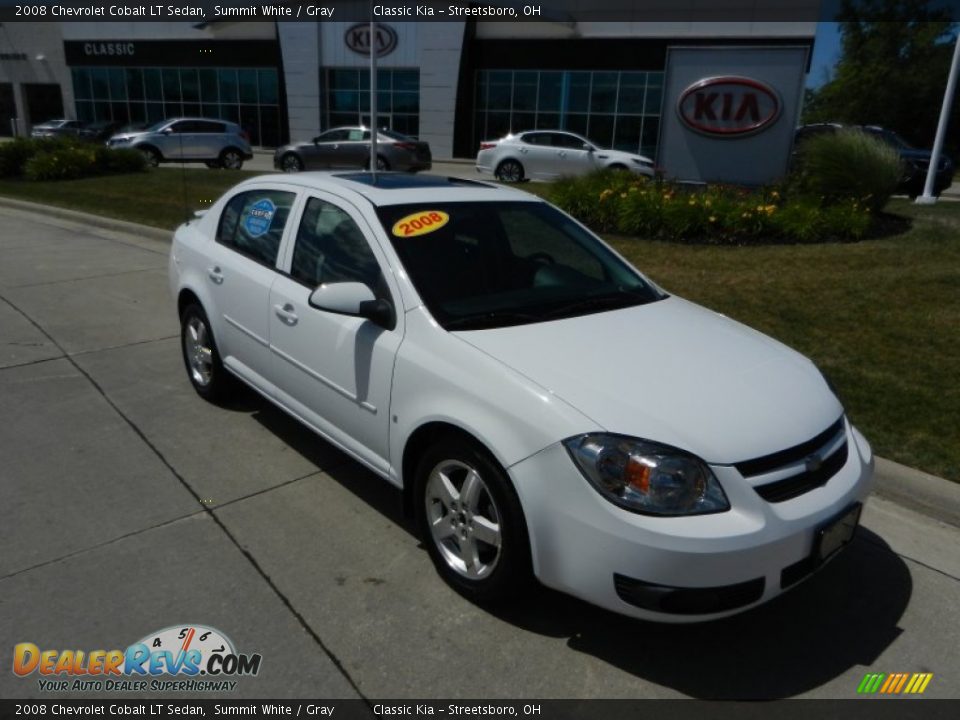2008 Chevrolet Cobalt LT Sedan Summit White / Gray Photo #1