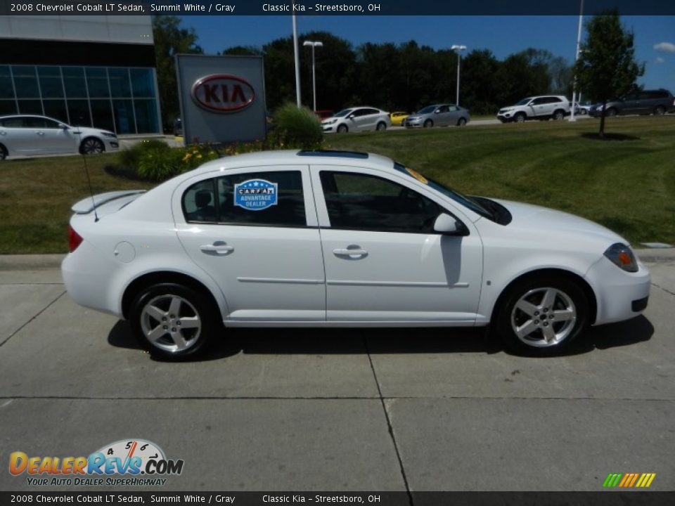 2008 Chevrolet Cobalt LT Sedan Summit White / Gray Photo #2
