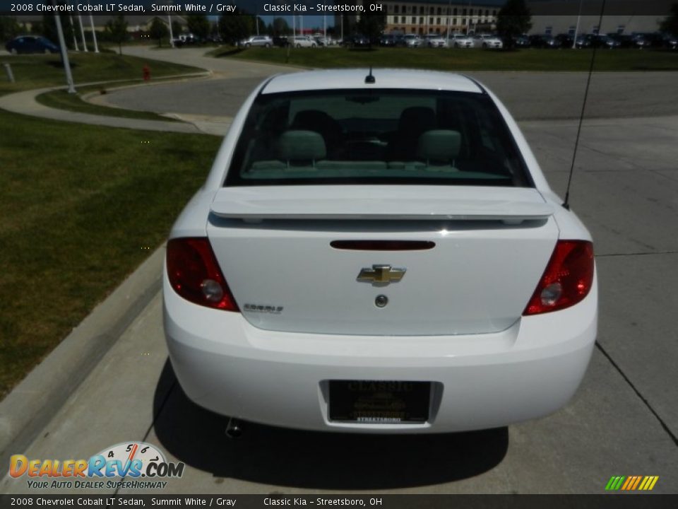 2008 Chevrolet Cobalt LT Sedan Summit White / Gray Photo #4