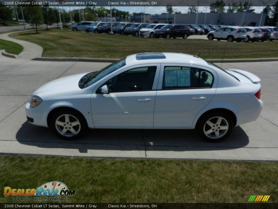 2008 Chevrolet Cobalt LT Sedan Summit White / Gray Photo #6