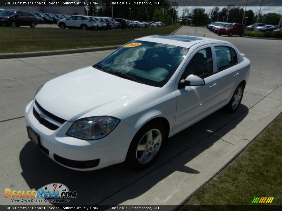 2008 Chevrolet Cobalt LT Sedan Summit White / Gray Photo #7
