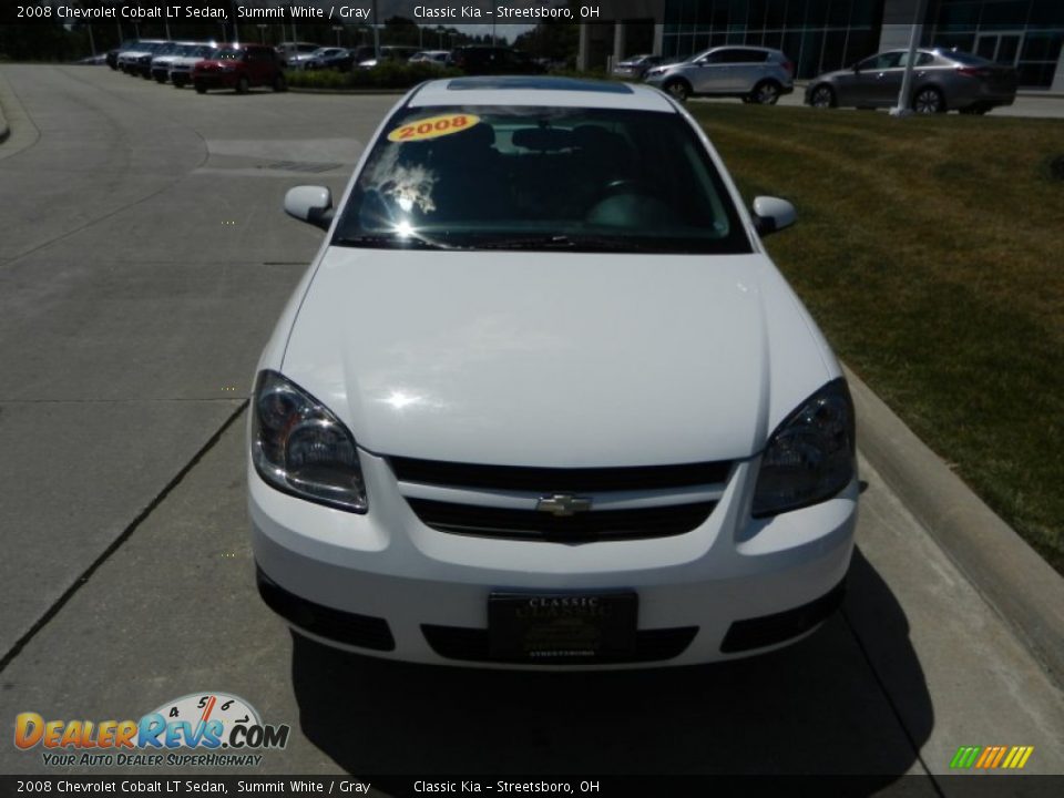 2008 Chevrolet Cobalt LT Sedan Summit White / Gray Photo #8