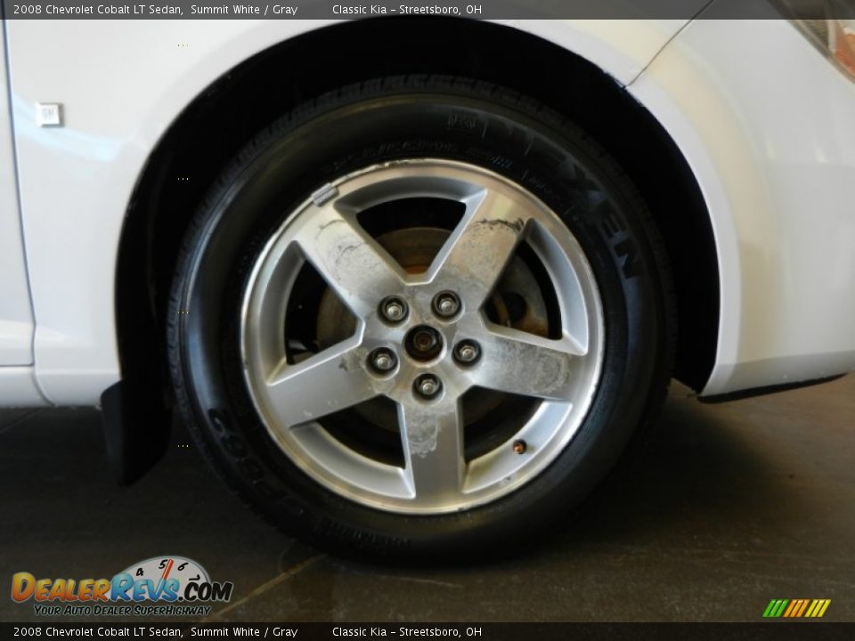 2008 Chevrolet Cobalt LT Sedan Summit White / Gray Photo #9