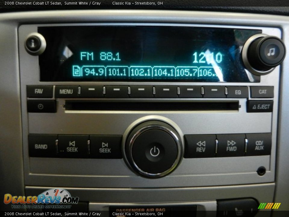 2008 Chevrolet Cobalt LT Sedan Summit White / Gray Photo #13