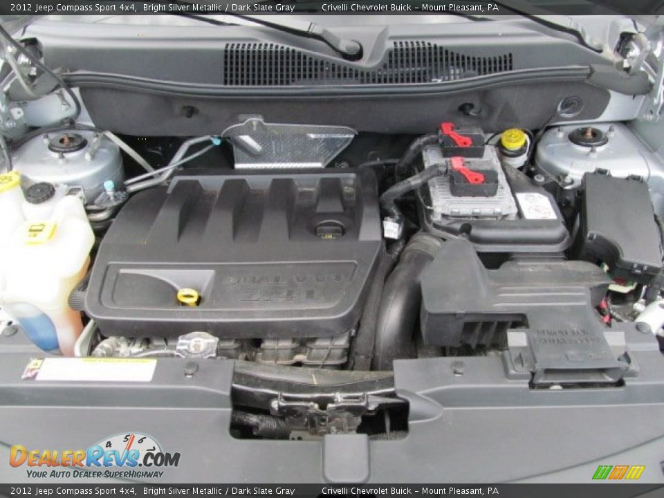 2012 Jeep Compass Sport 4x4 Bright Silver Metallic / Dark Slate Gray Photo #10