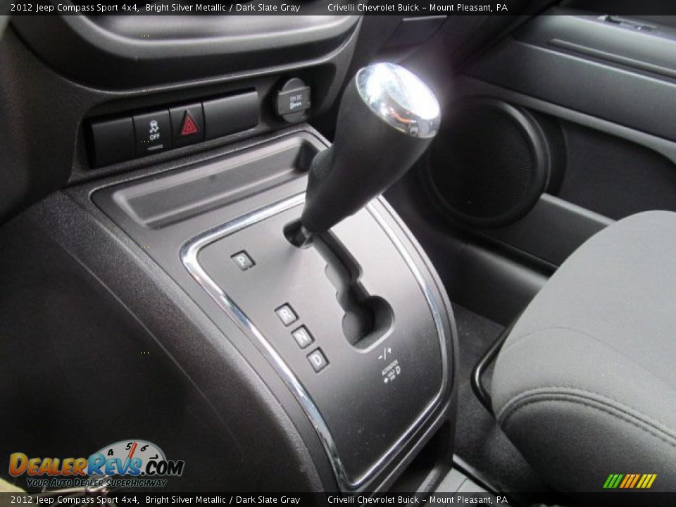 2012 Jeep Compass Sport 4x4 Bright Silver Metallic / Dark Slate Gray Photo #15