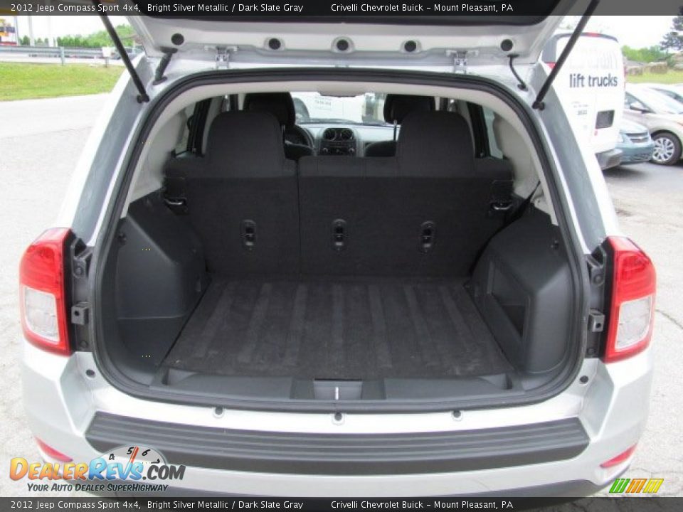 2012 Jeep Compass Sport 4x4 Bright Silver Metallic / Dark Slate Gray Photo #20
