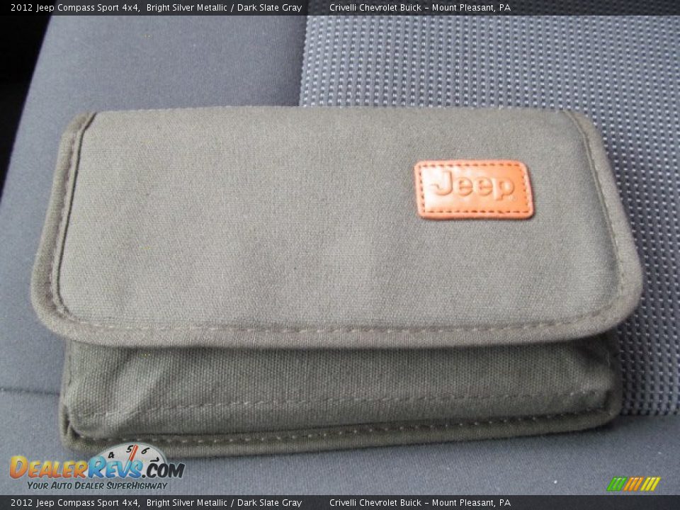 2012 Jeep Compass Sport 4x4 Bright Silver Metallic / Dark Slate Gray Photo #21