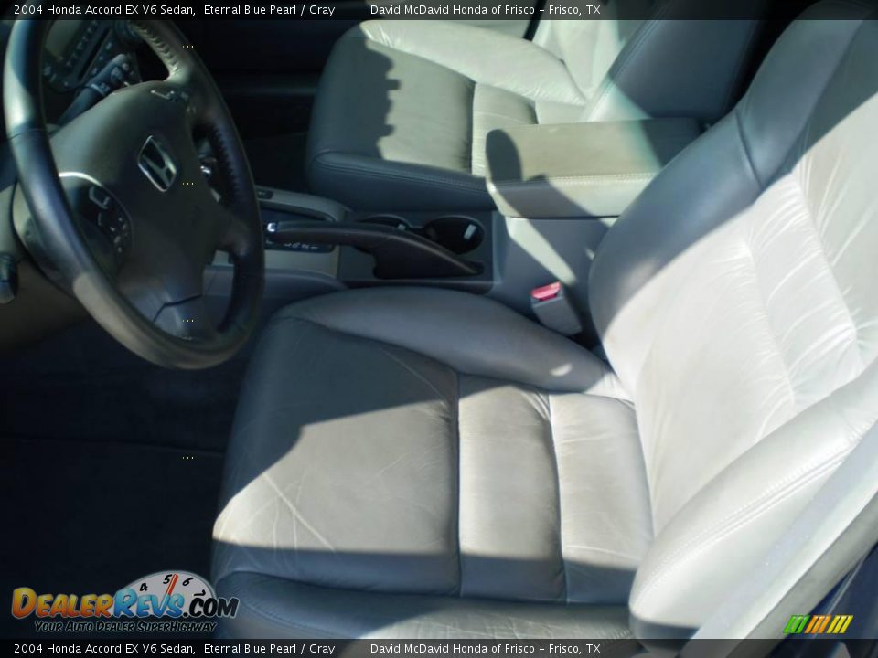 2004 Honda Accord EX V6 Sedan Eternal Blue Pearl / Gray Photo #9