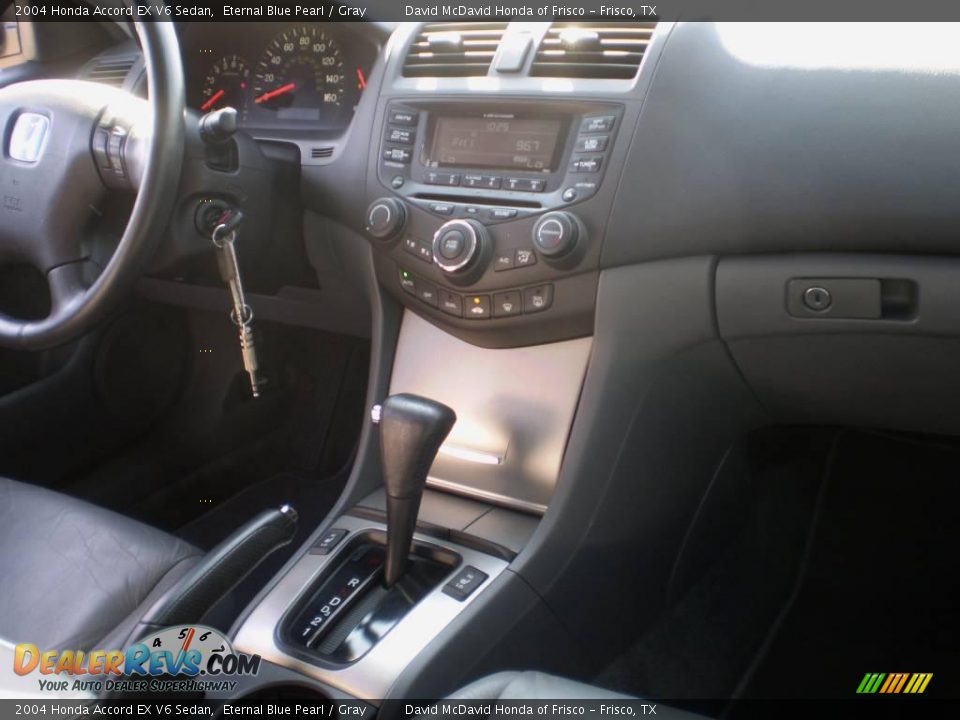 2004 Honda Accord EX V6 Sedan Eternal Blue Pearl / Gray Photo #12