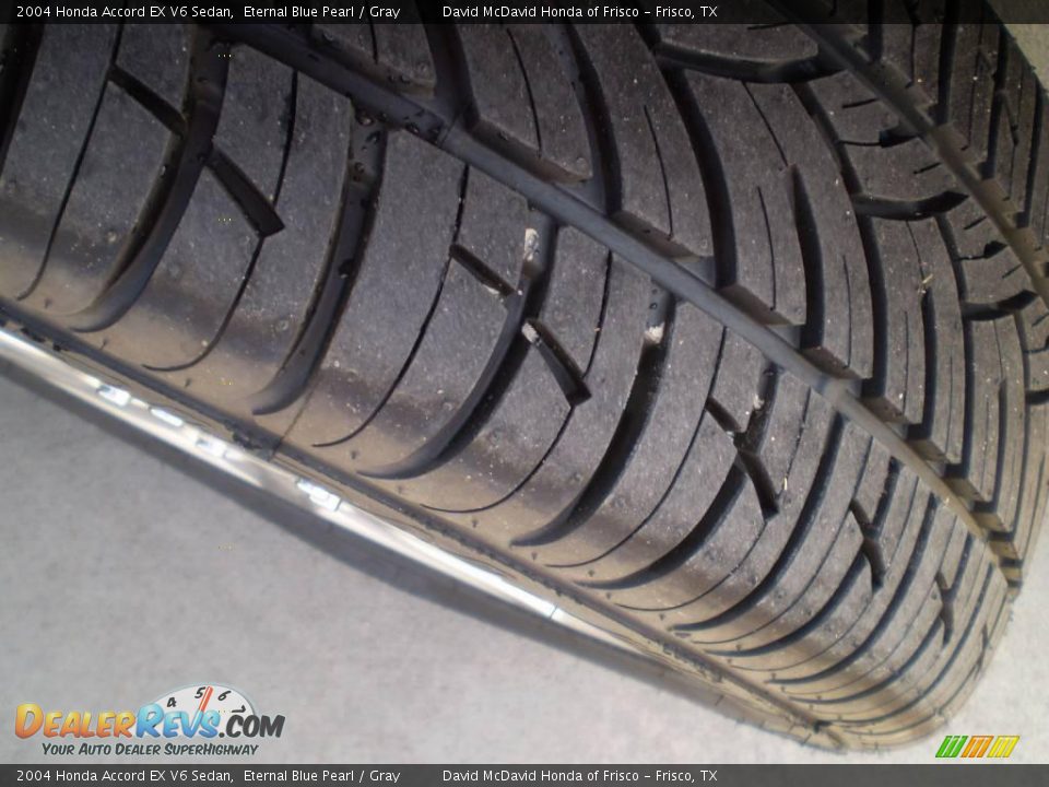 2004 Honda Accord EX V6 Sedan Eternal Blue Pearl / Gray Photo #13