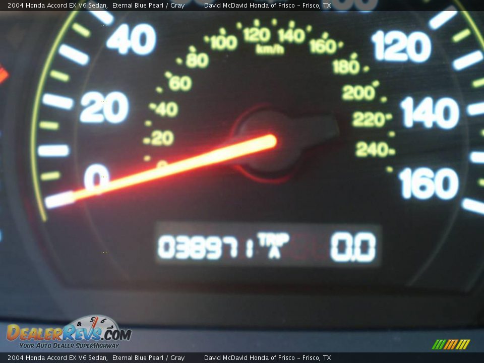 2004 Honda Accord EX V6 Sedan Eternal Blue Pearl / Gray Photo #15