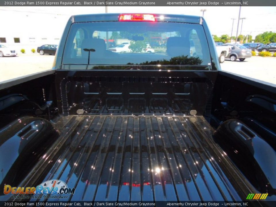 2012 Dodge Ram 1500 Express Regular Cab Black / Dark Slate Gray/Medium Graystone Photo #14