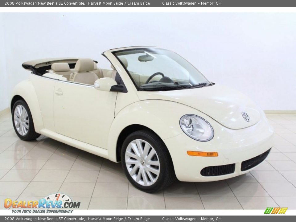 2008 Volkswagen New Beetle SE Convertible Harvest Moon Beige / Cream Beige Photo #1