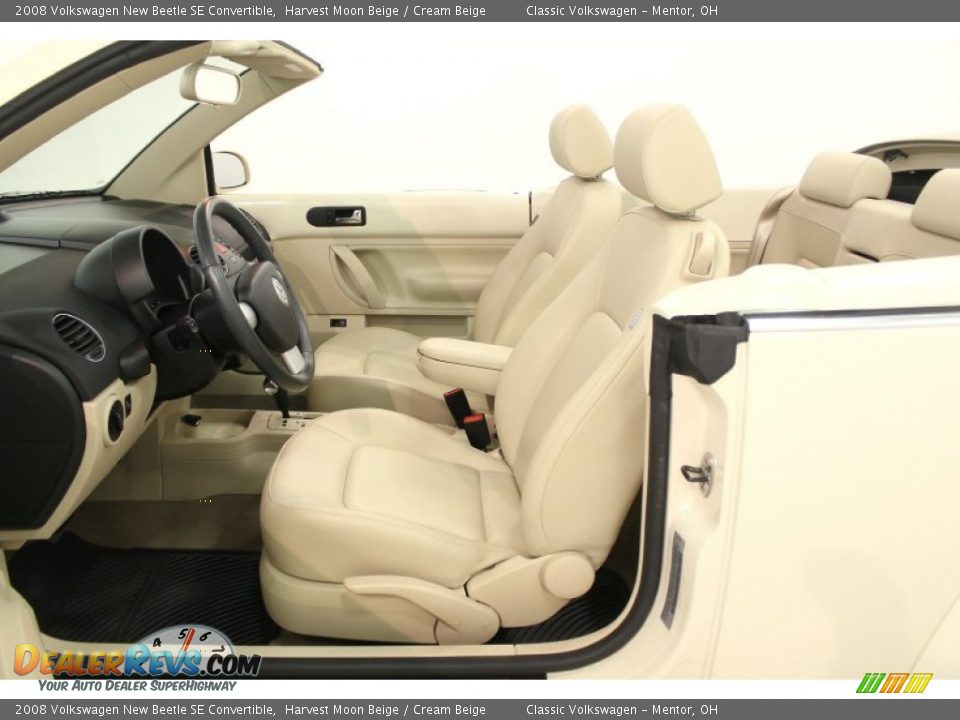2008 Volkswagen New Beetle SE Convertible Harvest Moon Beige / Cream Beige Photo #8