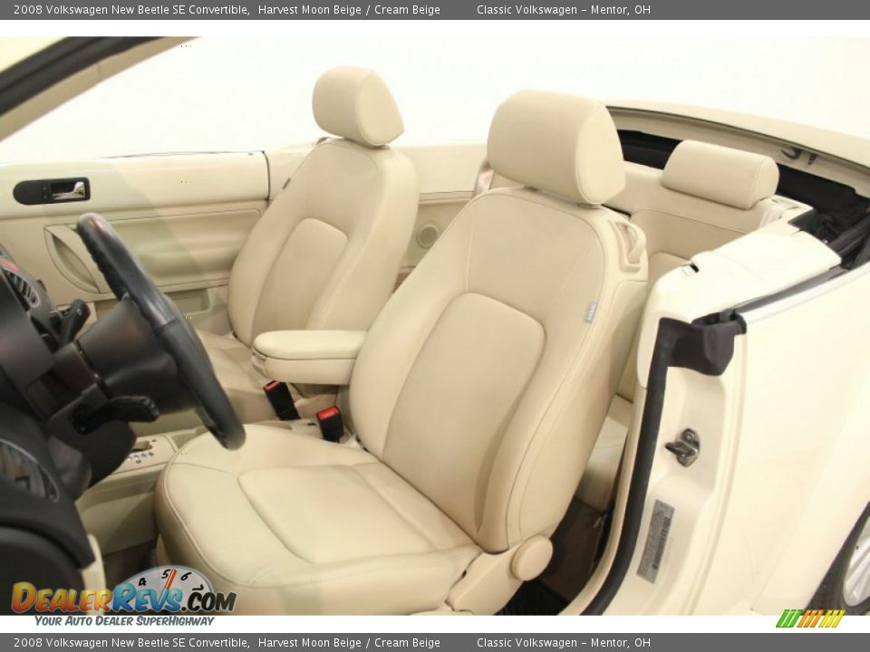 2008 Volkswagen New Beetle SE Convertible Harvest Moon Beige / Cream Beige Photo #9