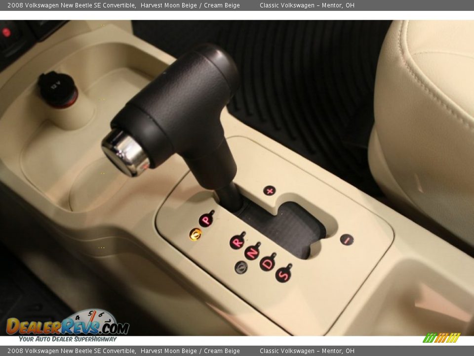 2008 Volkswagen New Beetle SE Convertible Harvest Moon Beige / Cream Beige Photo #14