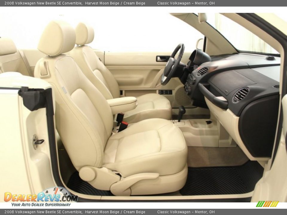 2008 Volkswagen New Beetle SE Convertible Harvest Moon Beige / Cream Beige Photo #18