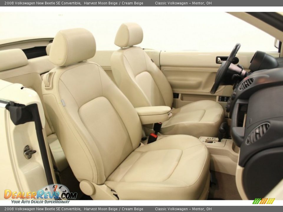 2008 Volkswagen New Beetle SE Convertible Harvest Moon Beige / Cream Beige Photo #19