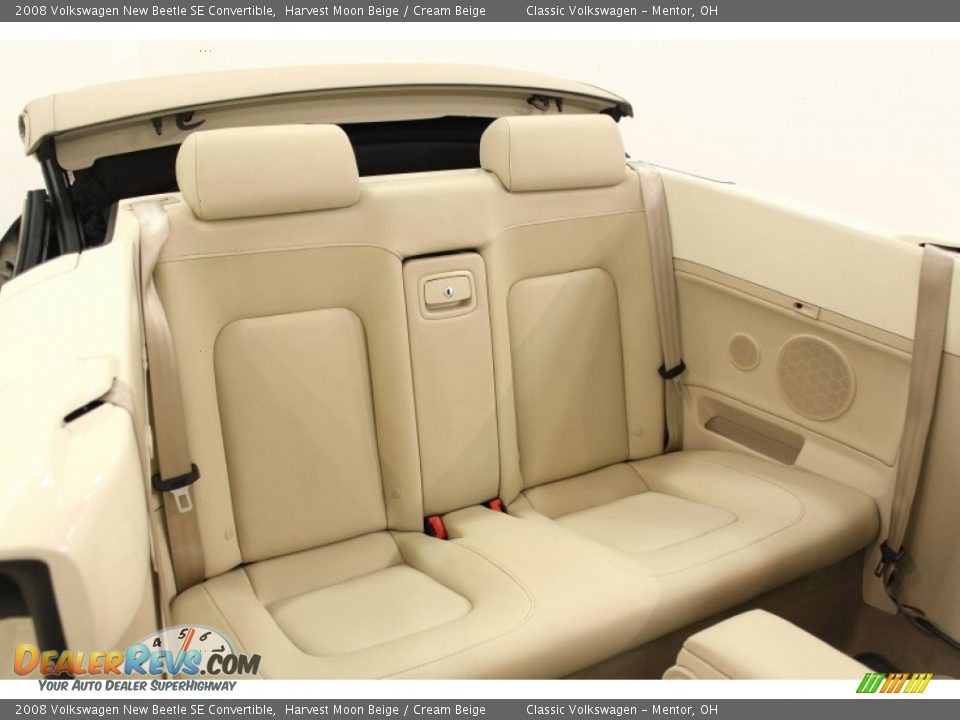 2008 Volkswagen New Beetle SE Convertible Harvest Moon Beige / Cream Beige Photo #20