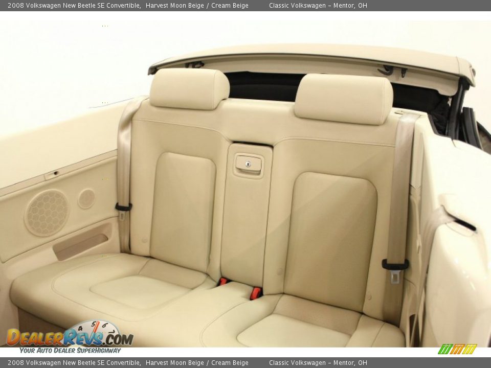 2008 Volkswagen New Beetle SE Convertible Harvest Moon Beige / Cream Beige Photo #21