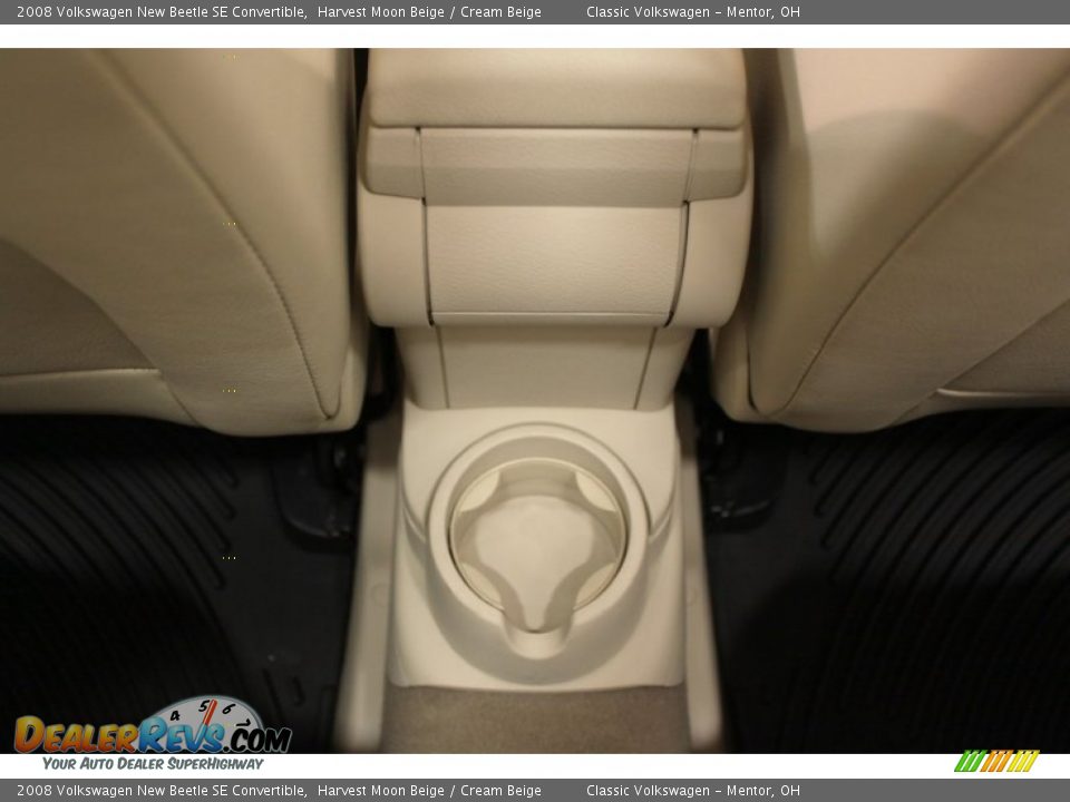 2008 Volkswagen New Beetle SE Convertible Harvest Moon Beige / Cream Beige Photo #23