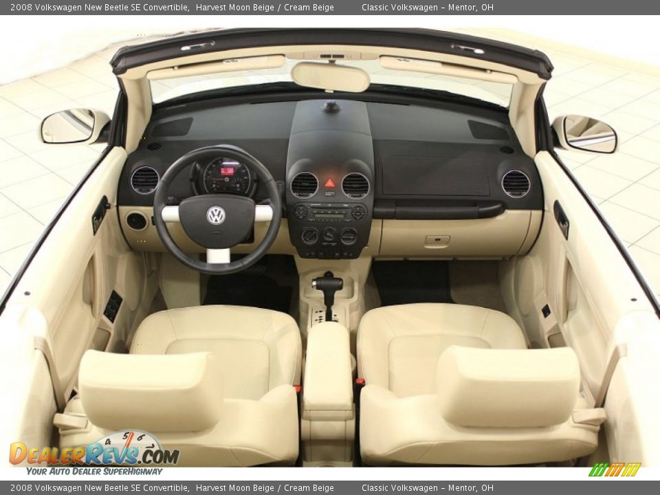 2008 Volkswagen New Beetle SE Convertible Harvest Moon Beige / Cream Beige Photo #24