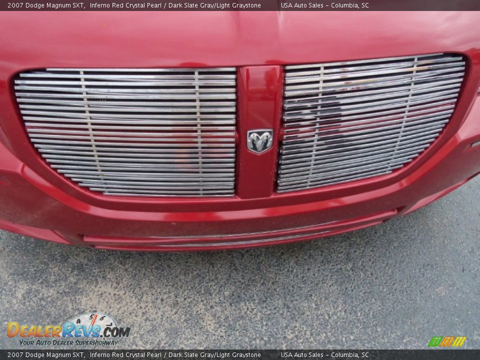 2007 Dodge Magnum SXT Inferno Red Crystal Pearl / Dark Slate Gray/Light Graystone Photo #6