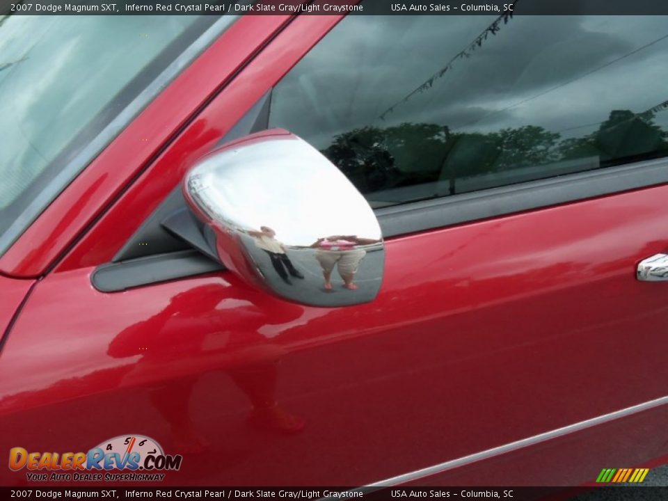 2007 Dodge Magnum SXT Inferno Red Crystal Pearl / Dark Slate Gray/Light Graystone Photo #7