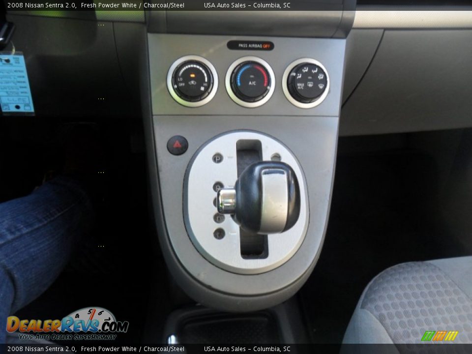 2008 Nissan Sentra 2.0 Fresh Powder White / Charcoal/Steel Photo #21