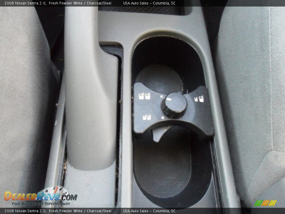 2008 Nissan Sentra 2.0 Fresh Powder White / Charcoal/Steel Photo #22