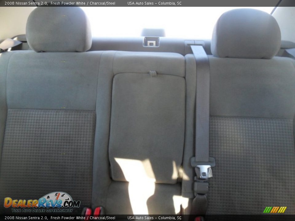 2008 Nissan Sentra 2.0 Fresh Powder White / Charcoal/Steel Photo #23