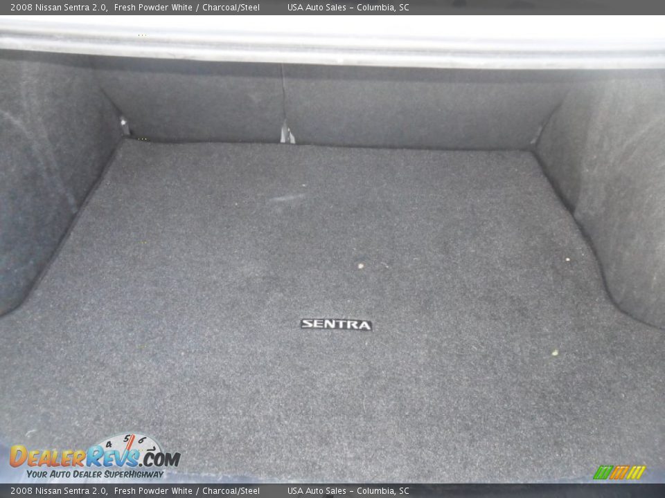2008 Nissan Sentra 2.0 Fresh Powder White / Charcoal/Steel Photo #25